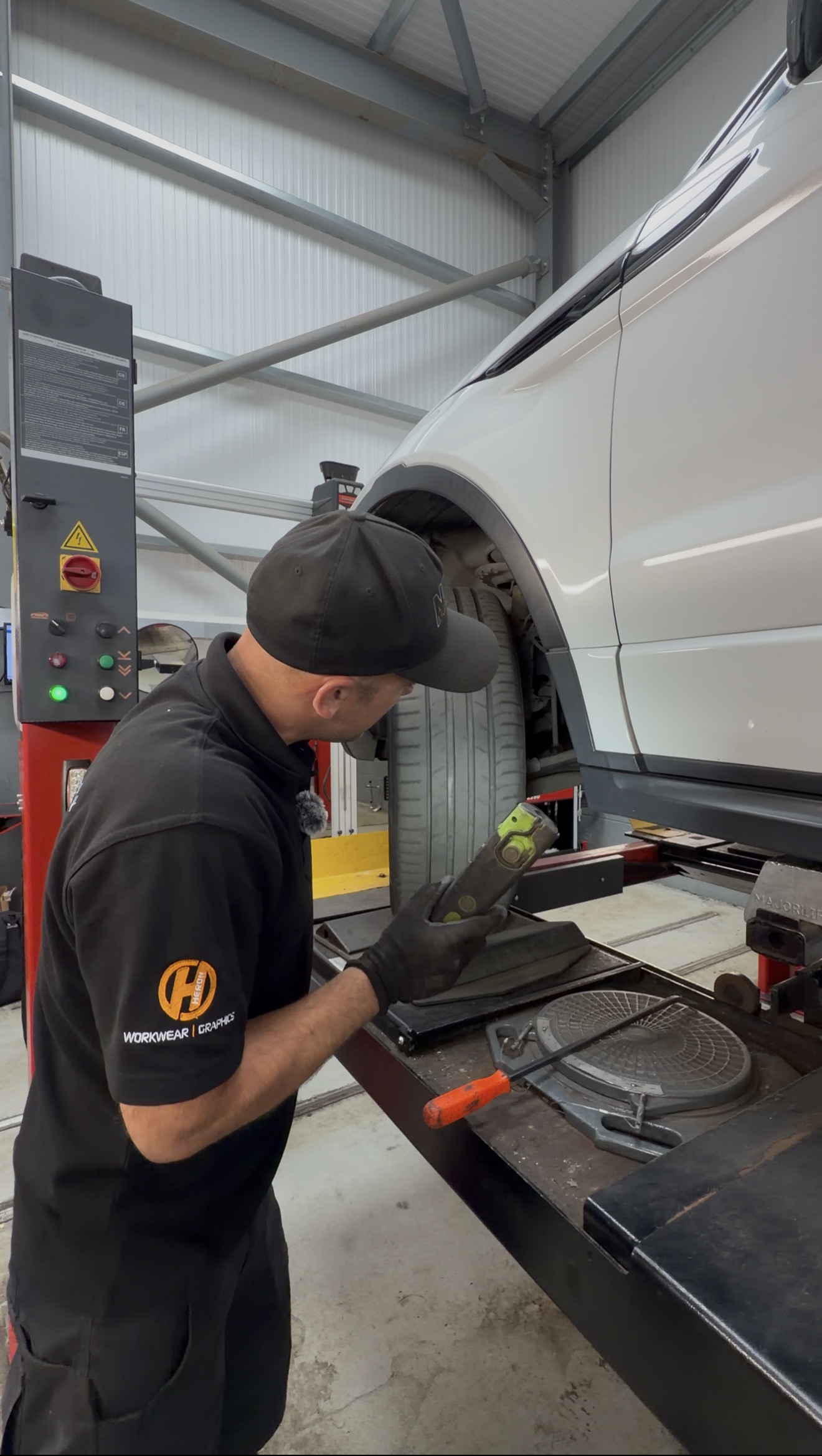 MOT inspection at NMD Automotive workshop