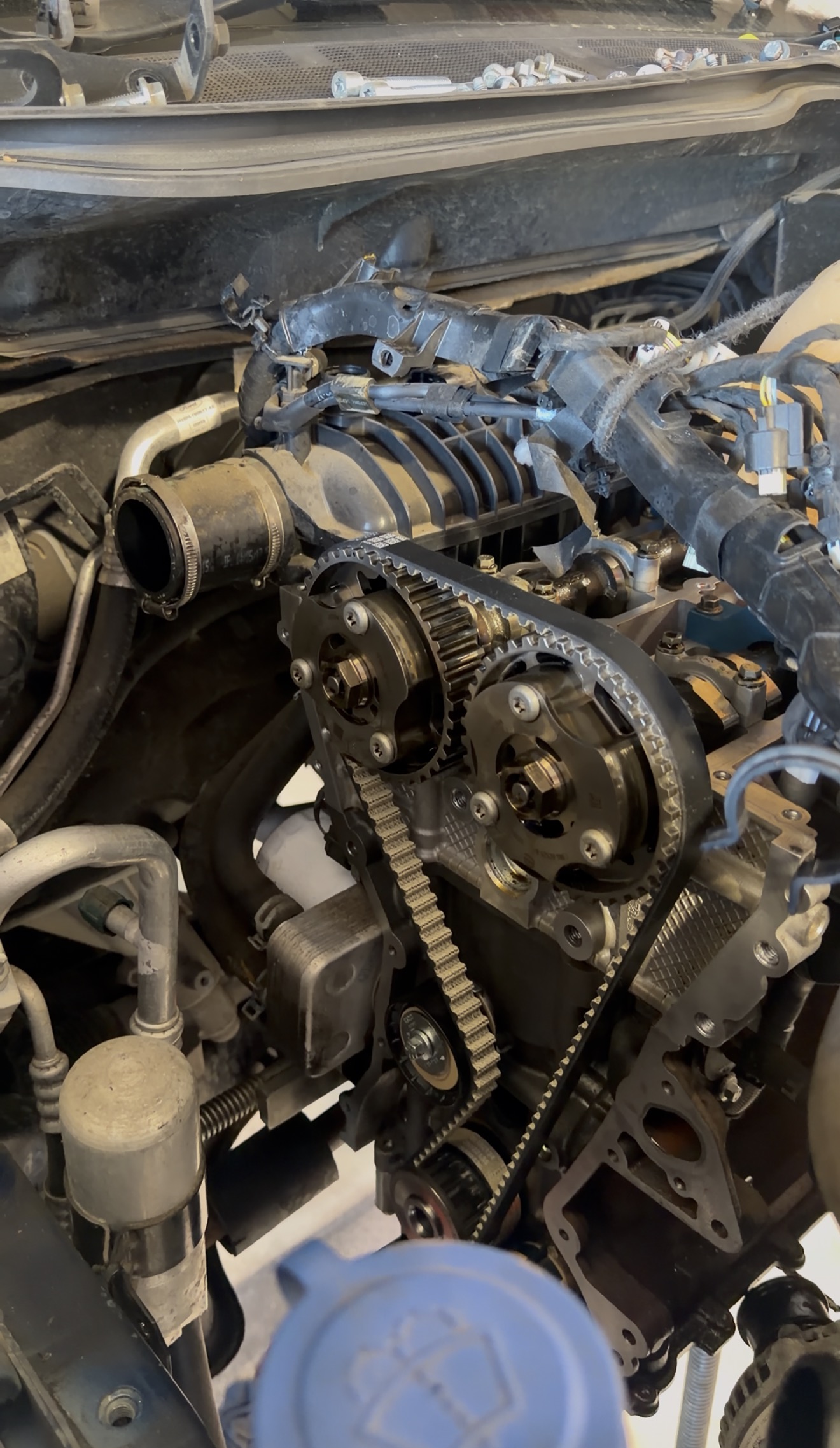 PureTech engine during wet belt inspection